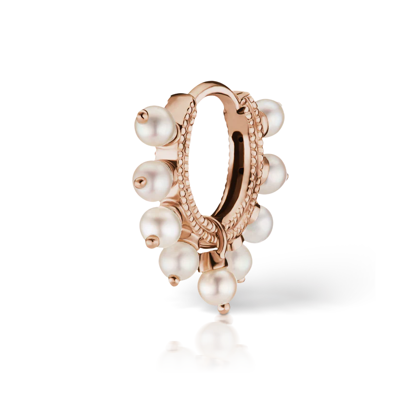 Pearl Coronet Hoop Earring - Image 39