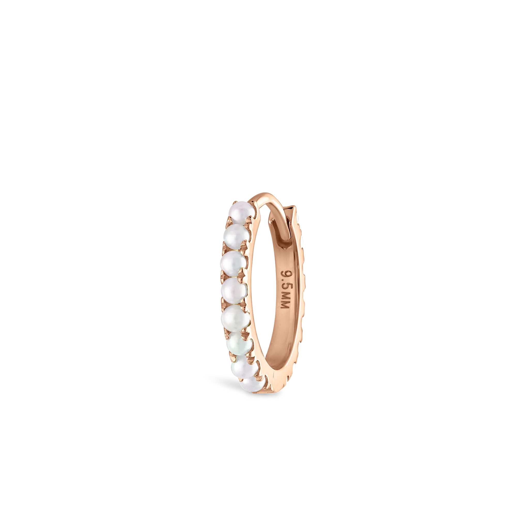 Pearl Eternity Hoop Earring - Image 56
