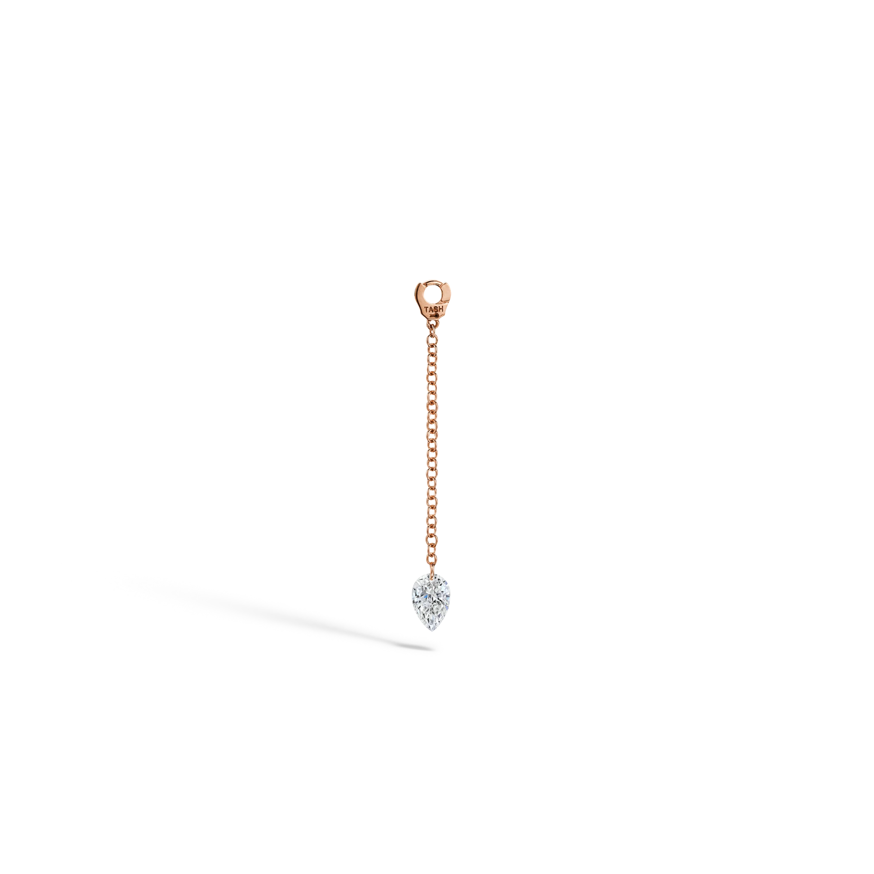 Pendulum Charm with Pear Diamond