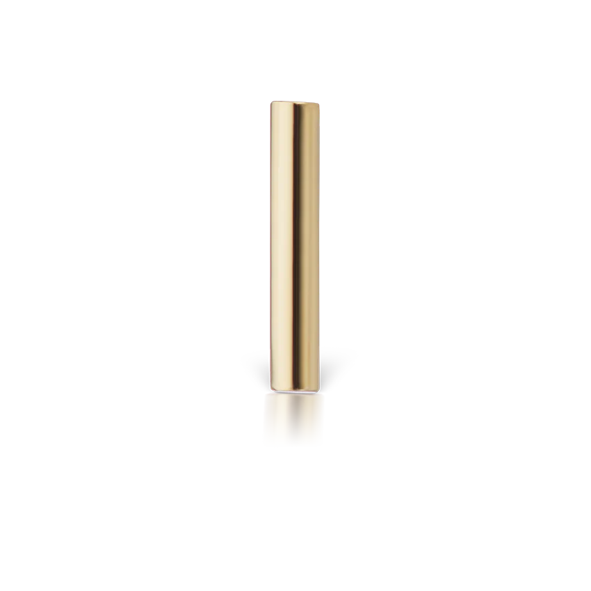 Polished Round Bar Threaded Stud Earring - Image 16