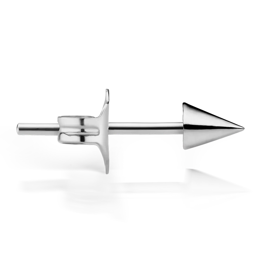 Short Spike Stud Earring - Image 2