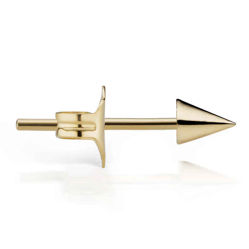 Short Spike Stud Earring - Image 4