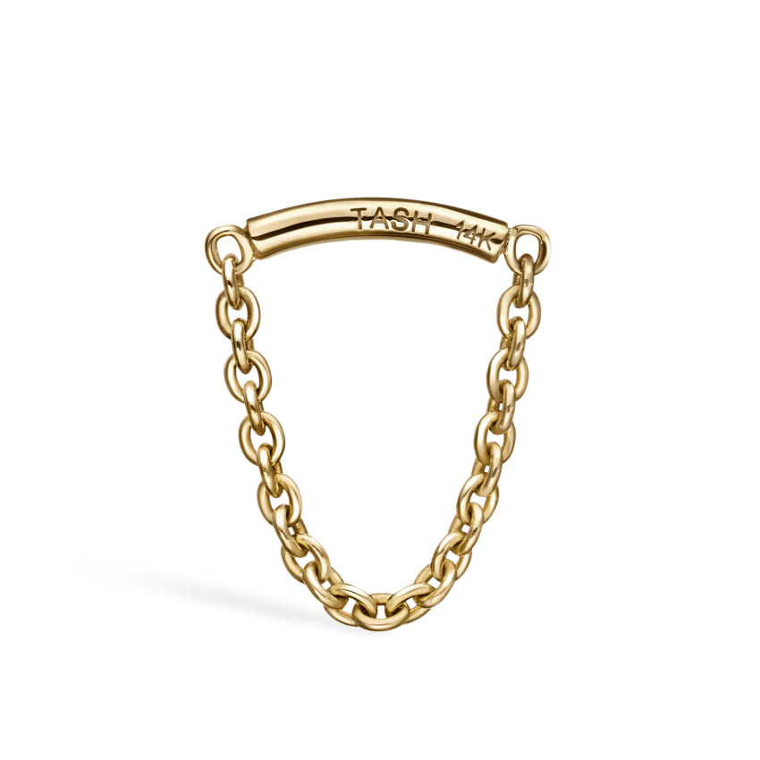 Single Chain Threaded Stud Drape With Titanium Backing - Image 11