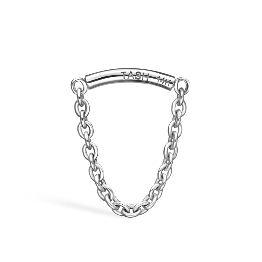 Single Chain Threaded Stud Drape With Titanium Backing - Image 4