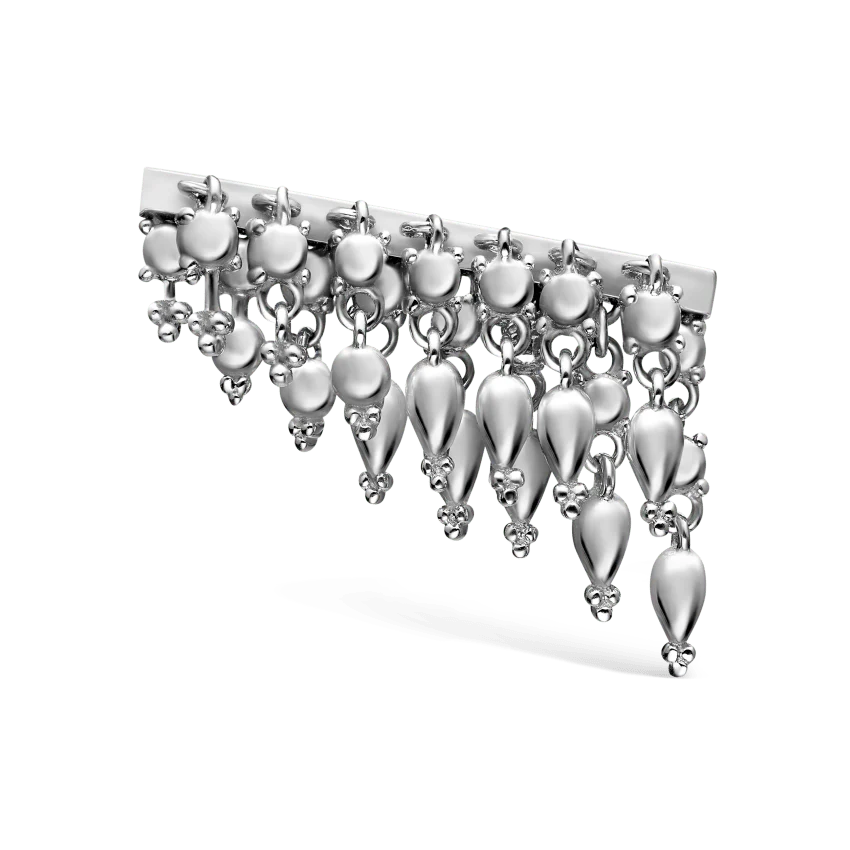 Tassel Bar Threaded Stud Earring - Image 16