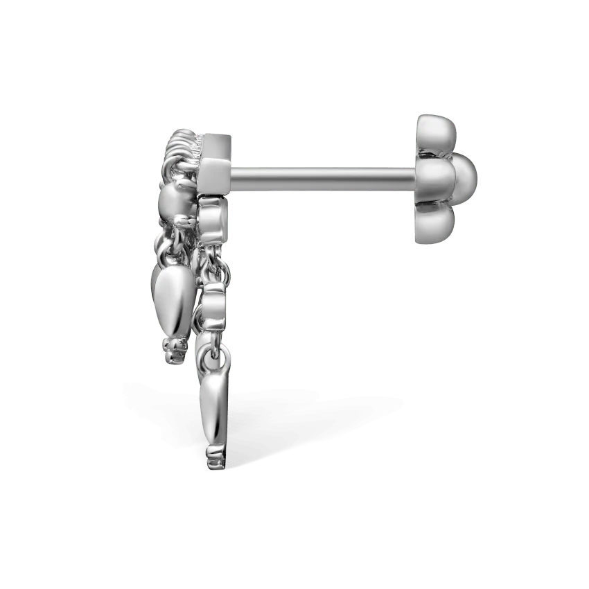 Tassel Bar Threaded Stud Earring - Image 17