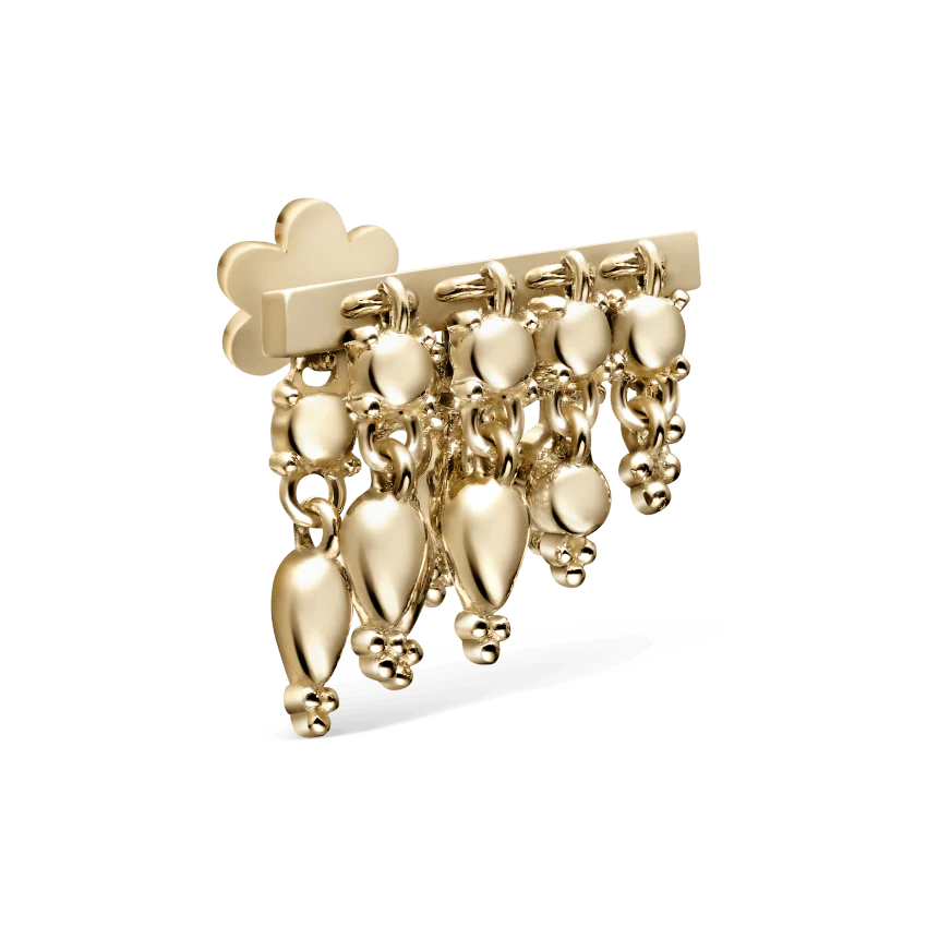 Tassel Bar Threaded Stud Earring - Image 18