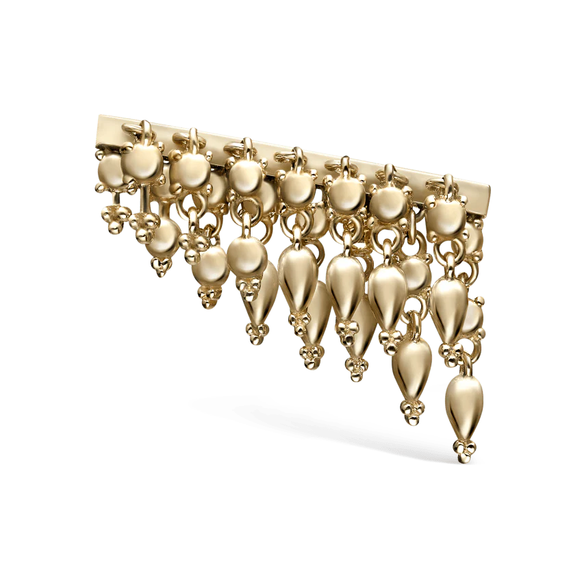 Tassel Bar Threaded Stud Earring - Image 32