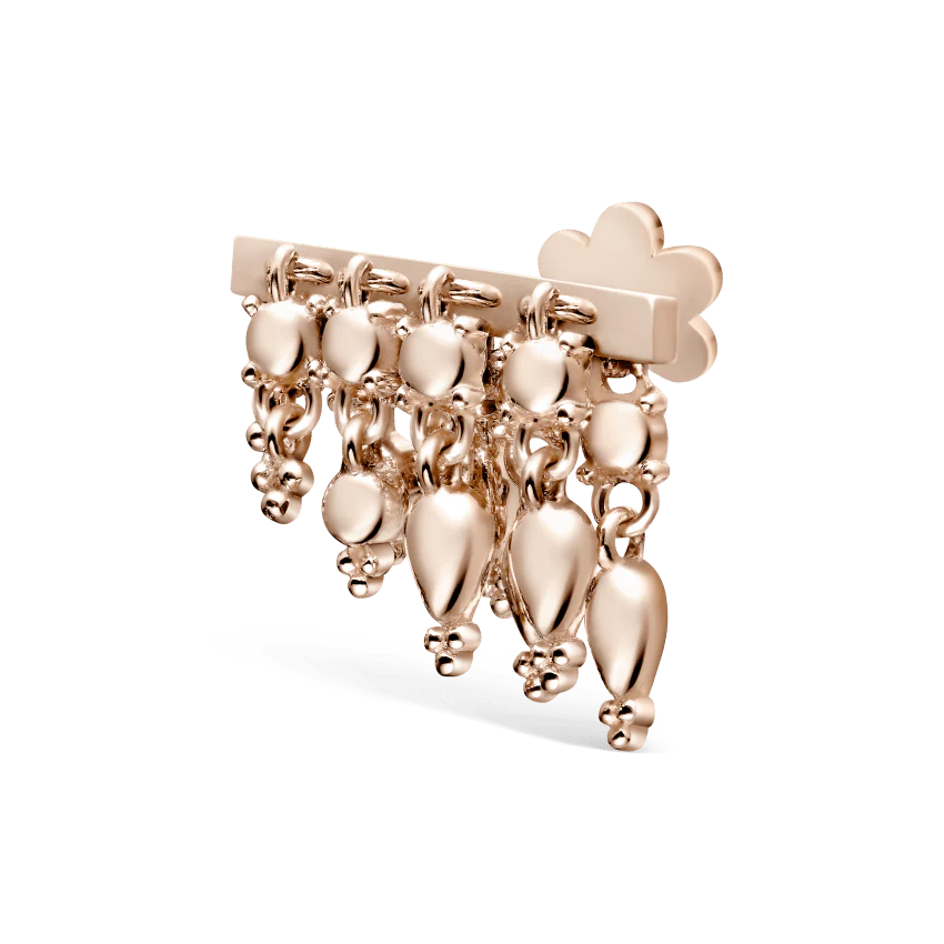 Tassel Bar Threaded Stud Earring - Image 38