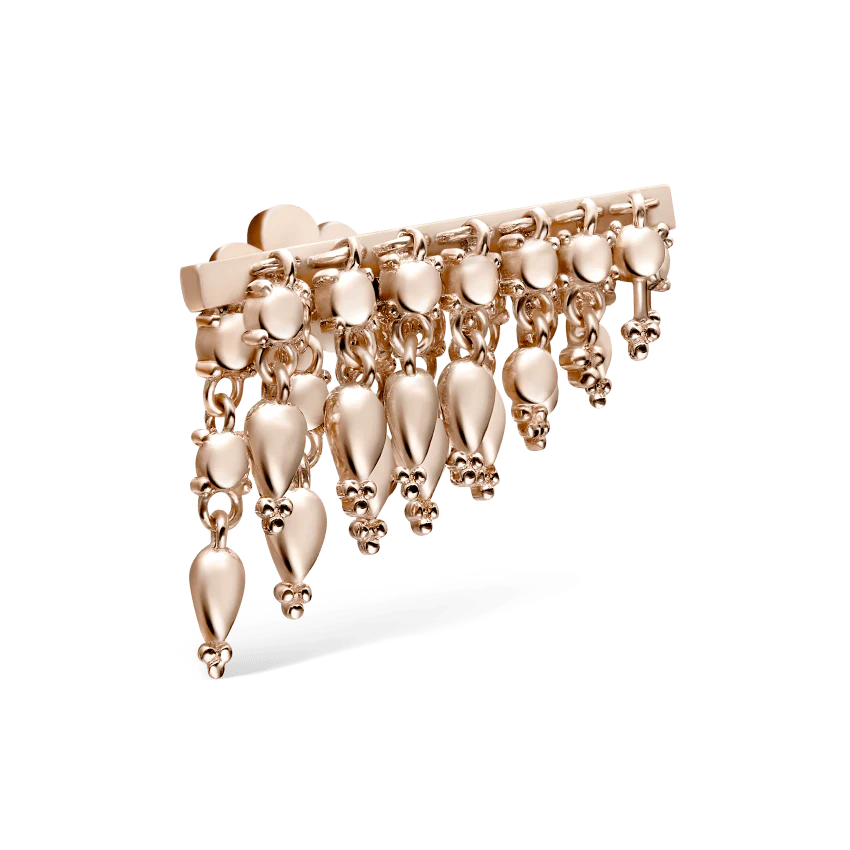 Tassel Bar Threaded Stud Earring - Image 42