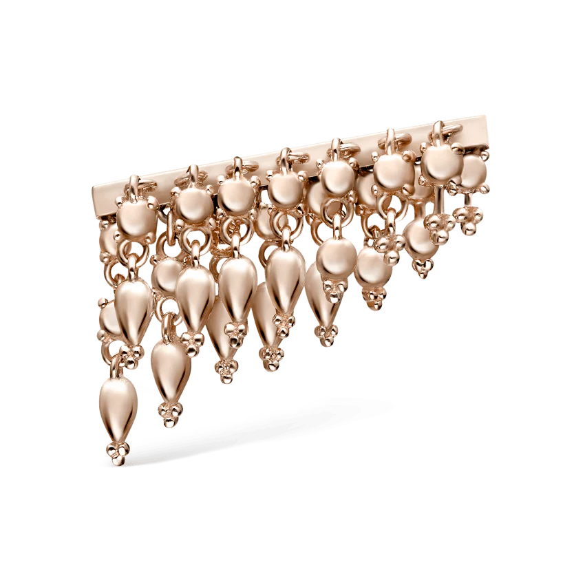 Tassel Bar Threaded Stud Earring - Image 44