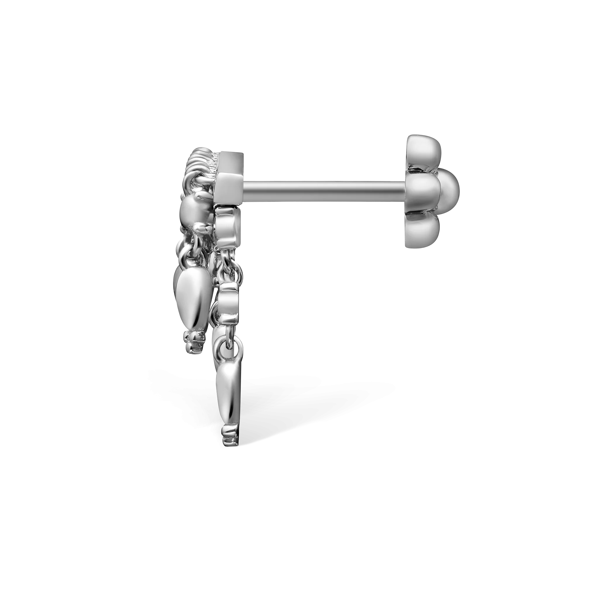 Tassel Bar Threaded Stud Earring - Image 54