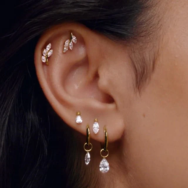 Vertex Hoop Earring - Image 84